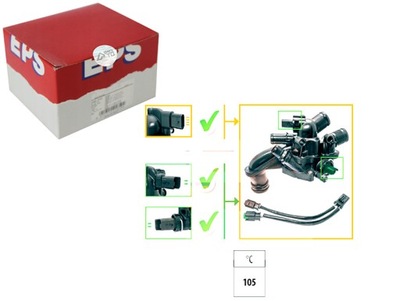 TEMPERATURE REGULATOR Z CASING CITROEN EPS  