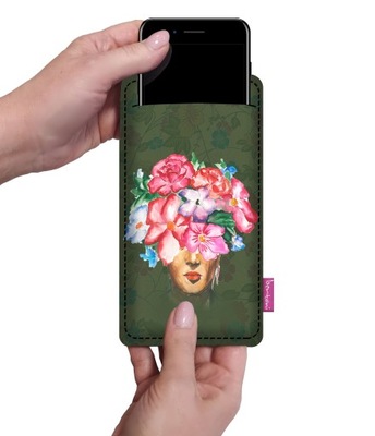 Etui na smartfon BERTONI z filcu Femina