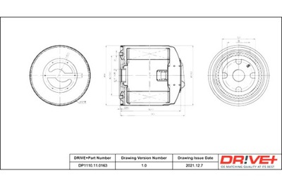 DRIVE+ FILTRAS ALYVOS AUDI BENZINAS 1.8 06-09 A4 B 7 