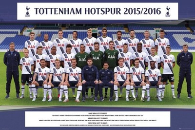 Tottenham Hotspur 15/16 Drużyna Plakat 91,5x61 cm