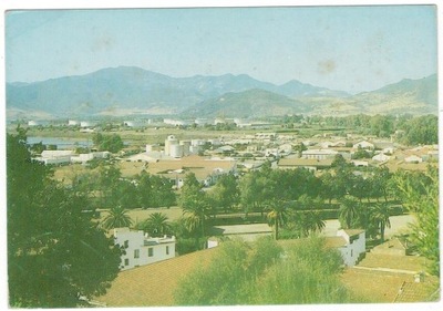 Pocztówka Algieria 1985 Bidżaja port góry