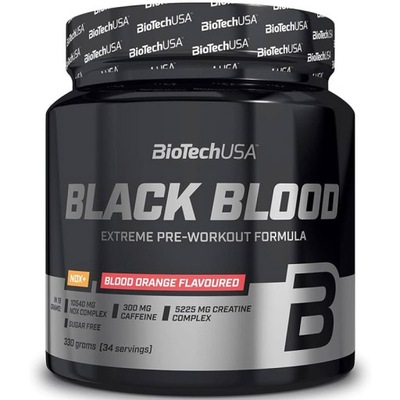 Biotech USA Black Blood NOX+ 340g ENERGIA POMPA MIĘŚNIOWA KONCENTRACJA