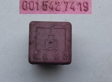 Реле mercedes cl 140 w140 0015427419 фото №1