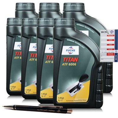 7 LITROW ACEITE FUCHS TITAN ATF 6006 7L DO SKRZYN AUTOMATYCZNYCH DYSTRYBUTOR  