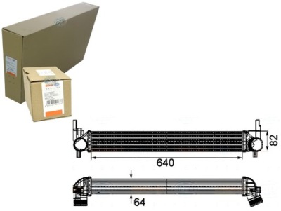 Інтеркулер behr hella 6r0145805 337002n sta4039 фото №1