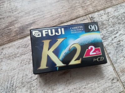 Kaseta magnetofonowa FUJI K2 90 NOWA 2 Pack 2szt