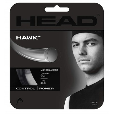 Head HAWK 1,30 mm Black - naciąg tenisowy