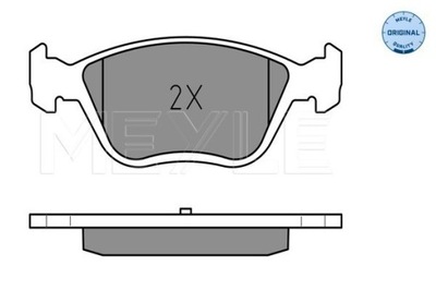 ZAPATAS DE FRENADO ALFA PARTE DELANTERA 166 98- CON SENSOR 0252163719/W  