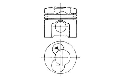 KOLBENSCHMIDT ПОРШЕНЬ ŚR 100MM STD DEUTZ