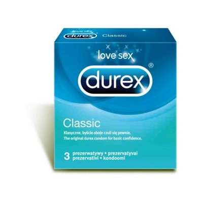 Durex Prezerwatywy Classic 3 szt.