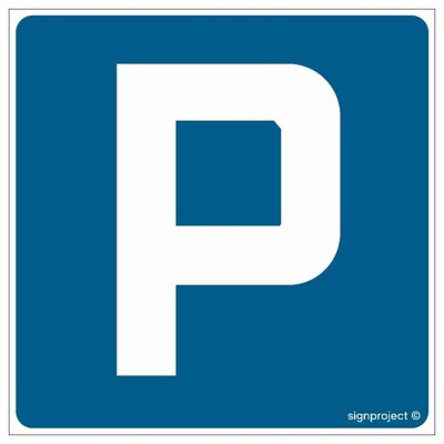 PARKING - ZNAK ANTINIEBLA B-18 - 300X300 PLACA PCV REPELENTE AL AGUA PLACA  