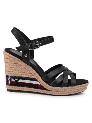 Sandały espadryle na koturnie Tommy Hilfiger 39