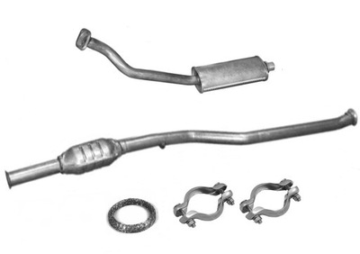 Глушители 1.9d rok 1999-2001 peugeot partner - citroen berlingo фото №1