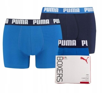 Bokserki męskie majtki PUMA basic BAWEŁNA 2PAK L