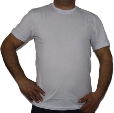 Hugo Boss Koszulka biała T-shirt logo classic roz. M