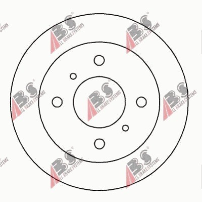 Диск тормозная nissan primera 90-99 задняя фото №1