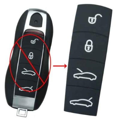 Гумка pilot ключ кнопки porsche кнопки фото №1