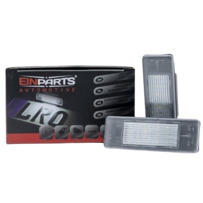 Підсвітка ліхтарі led номерного знака peugeot citroen фото №1