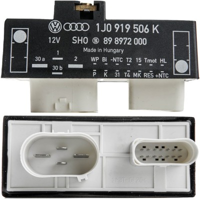 Блок управления модуль вентиляторов audi a3 8l 1j0919506k фото №1