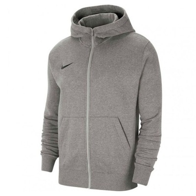 S (128-137cm) Bluza Nike Park 20 Fleece FZ Hoodie Junior CW6891 063 szary S