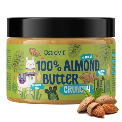 OstroVit MASŁO MIGDAŁOWE Almond Butter 500g CRUNCHY