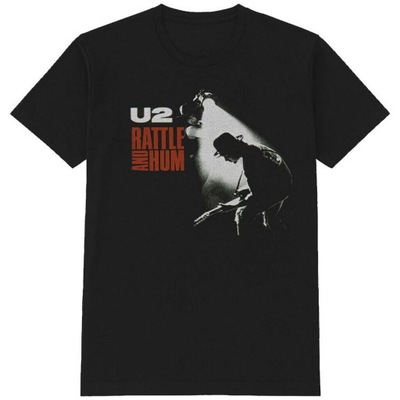 U2 RattleHum Męska koszulka rockowa