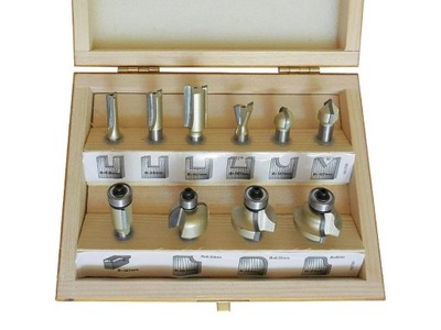 STA.FREZY ZESTAW 10szt. TRZPIEŃ 8mm