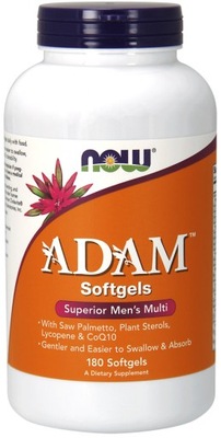 NOW FOODS USA ADAM 180 SGEL MULTIWITAMINA WITAMINY