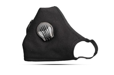 Maska antysmog/antywir Safemask Active Black+1filt