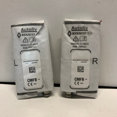 Renault clio v права подушка повітряна подушка безпеки сидіння 985h01550r фото №1