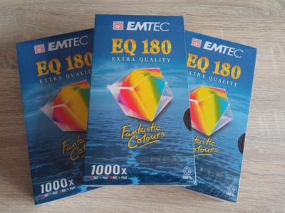 EMTEC EQ 180 nowa kaseta VHS