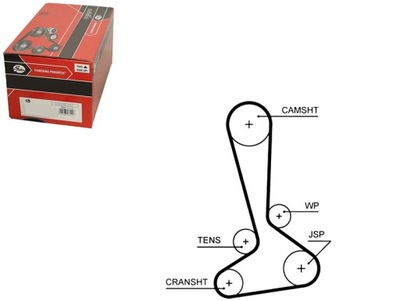 Ремінь розподільного валу chrysler voyager v dodge nitro jeep фото №1