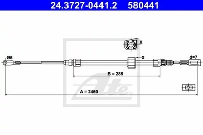 ATE 24.3727-0441.2 CIEGLO, HAMULEC AUTÓNOMO  