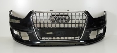 Audi q3 8u 8u0 бампер перед передній s line + решітка радіатора хром фото №1