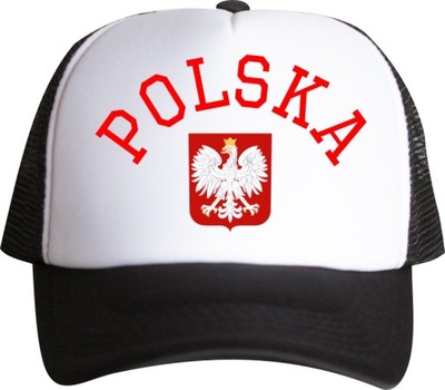 Polska , Poland , Godło ,czapka z daszkiem trucker