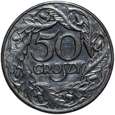 50 gr groszy 1938 GG niklowana