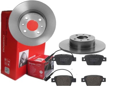 Тормозные диски тормозные колодки brembo задняя bravo ii lancia delta фото №1