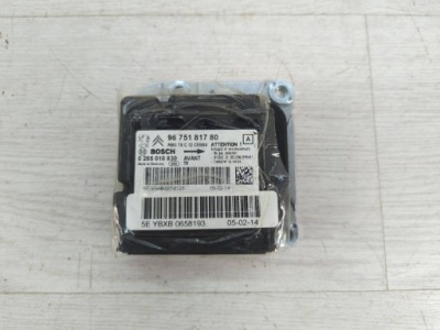 Датчик модуль подушка безопасности peugeot 3008 i bosch 9675181780 0285010830 фото №1