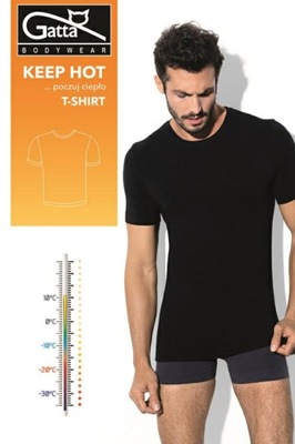 GATTA T-shirt Men Keep Hot Black / XXL