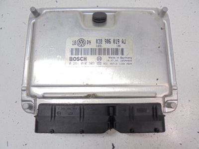 Passat b5 бортовой компьютер 038906019aj 1,9tdi 0281010303 фото №1