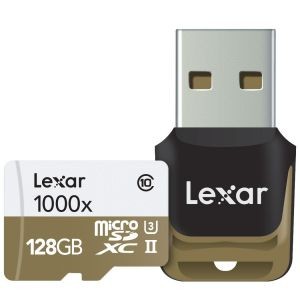 Lexar microSDXC 128GB UHS-II x1000+czytnik