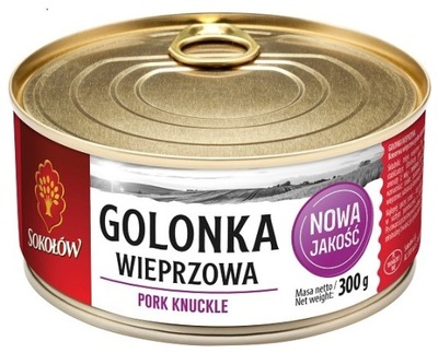 Konserwa SOKOŁÓW Golonka wieprzowa 300g