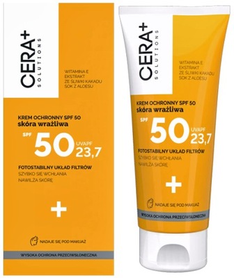 Cera+ krem ochronny spf50 skóra wrażliwa 50 ml