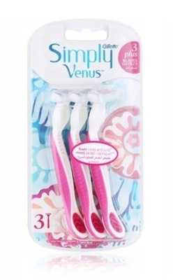 Gillette Simply Venus 3 Plus maszynki jednorazowe3