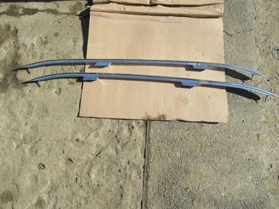 Audi a4 b8 allroad рейлинги кровельные комплект хром оригинал фото №1