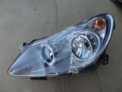 Лампа левая передняя перед opel corsa d 13186381 89313290 фото №1