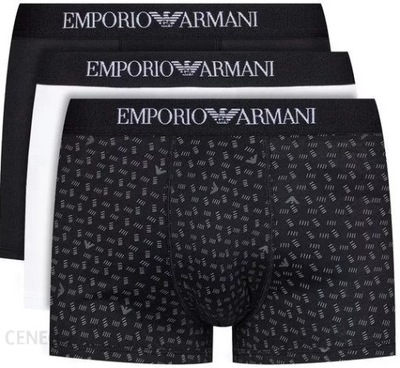 BOKSERKI MĘSKIE EMPORIO ARMANI 3 PACK 111625 0A722 68910 L