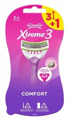 Maszynka do golenia WILKINSON Comfort Xtreme 3 ostrza 4szt