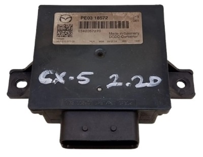 Mazda cx-5 1 i 12-17 2.2 skyactiv-d модуль преобразователь напряжения pe03-18572 фото №1