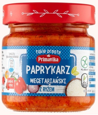 Primavika - Paprykarz Wegetariański z Ryżem 160g